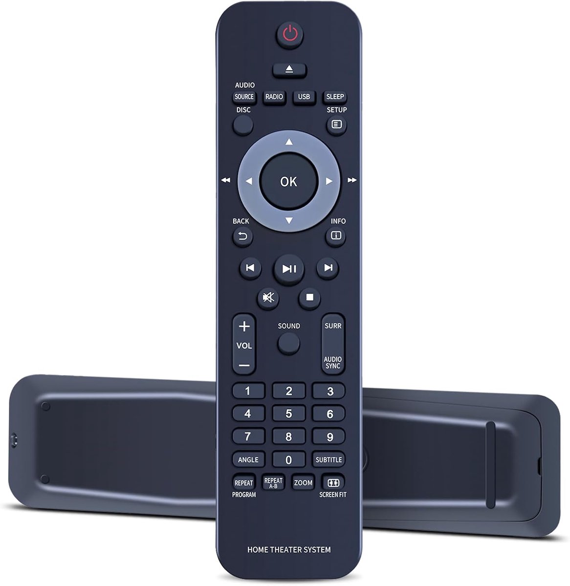 Vervangende afstandsbediening geschikt voor Philips thuisbioscoopsysteem HTD3200 HTS2200 HTS2200/93 HTS2500 HTS2500/05 HTS3020 HTS3269 HTS3539 HTS3540/12 HTS5520 HTS5520//12 stuks