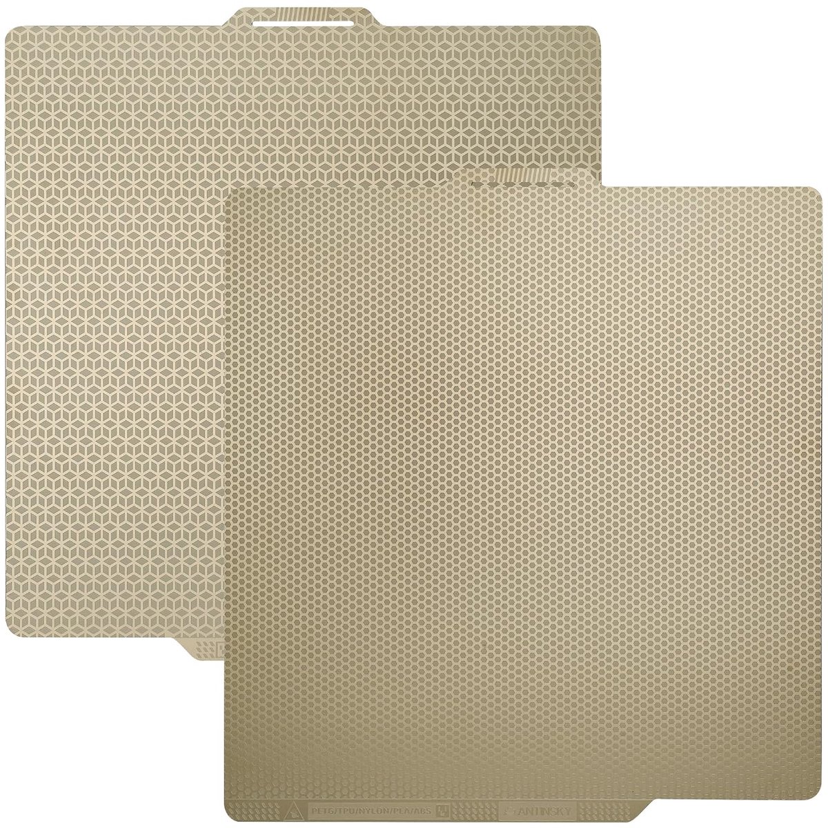 Bambu Lab PEI plaat dubbelzijdig 257,5 x 257,5 mm Flexibele magnetische stalen plaat Eenvoudig te verwijderen mal PEI bouwplaat voor Bambu Lab X1/X1C/P1P/A1/P2S 3D printers