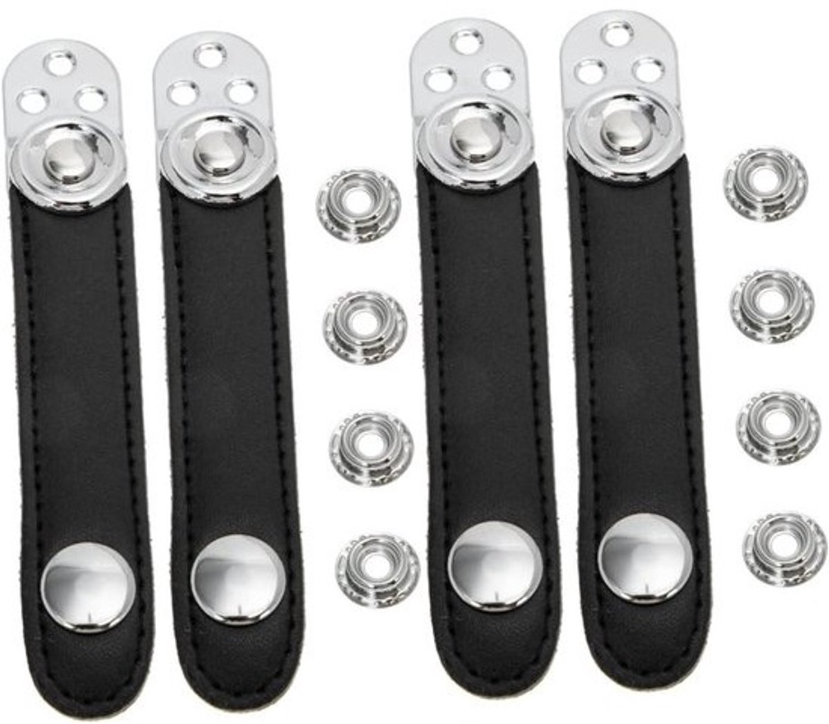 ibasenice 2 Sets Accordeon Gesp Riem Acordiaans Riem Voor Gesp Met Balg Onderdelen Balg Fittingen Accordeonbanden Vervangen Met Balg Onder Koeienhuid Black