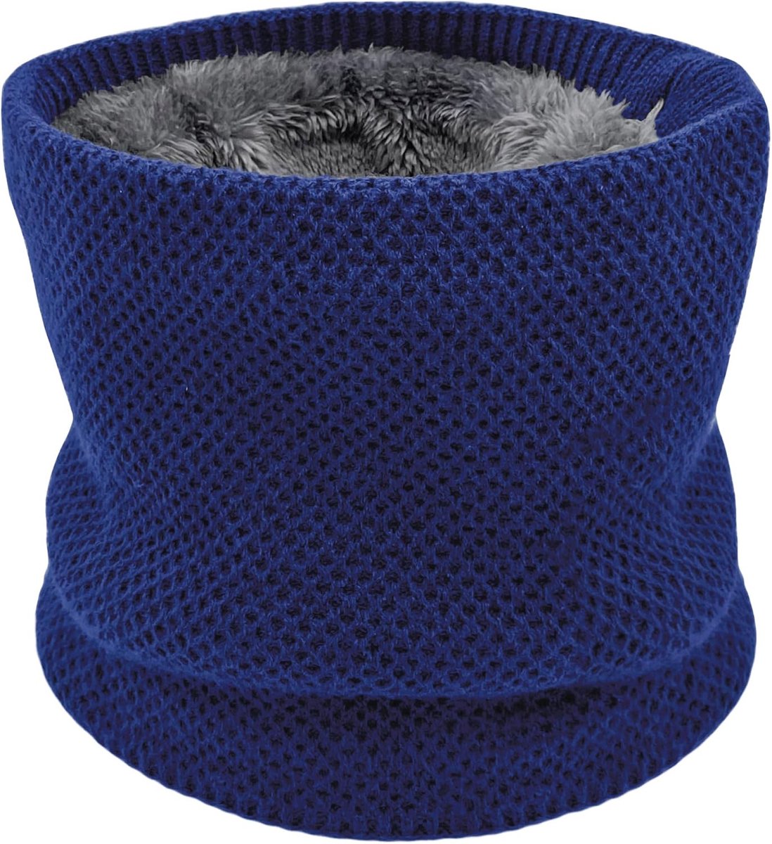 ehsbuy Winter Hals Warmer Snoods voor Mannen Thermisch Gebreide Fleece Gevoerde Dikke Hals Gaiter Vrouwen Sjaals Gift voor Fietsen Moto Sport