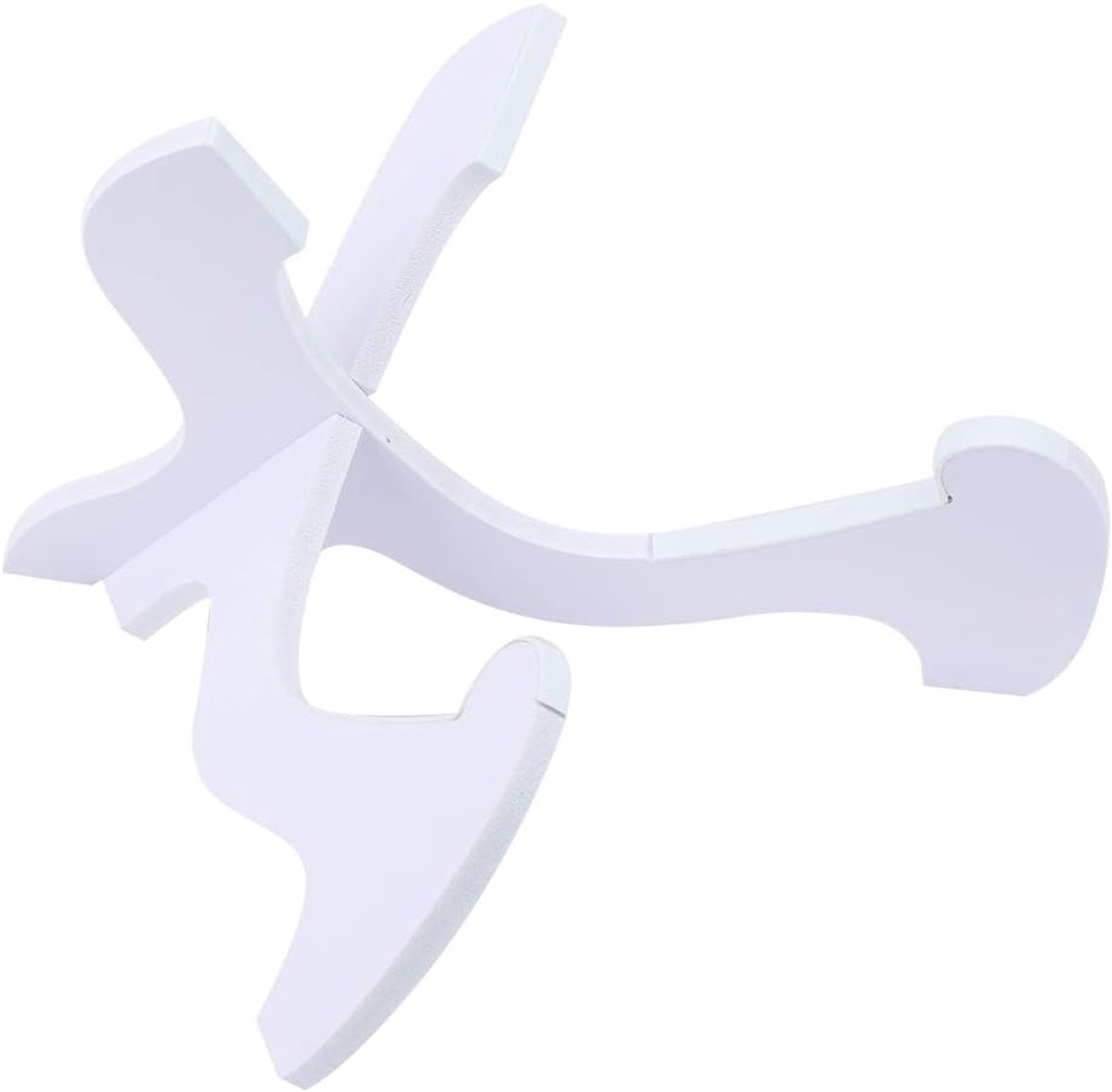 Ukulele Stand, Opvouwbare Gitaar Stand Houder Antislip Lichtgewicht PVC Wit Viool Houder Rack voor Kleine Gitaar Mandolines Violen Banjo