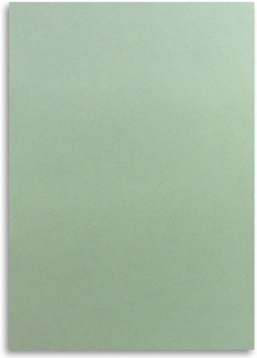 Gekleurd Papier - Knutselvellen Briefpapier - Kaarten Maken - Volledig Gekleurd - 300 Vellen A5 - Eucalyptus
