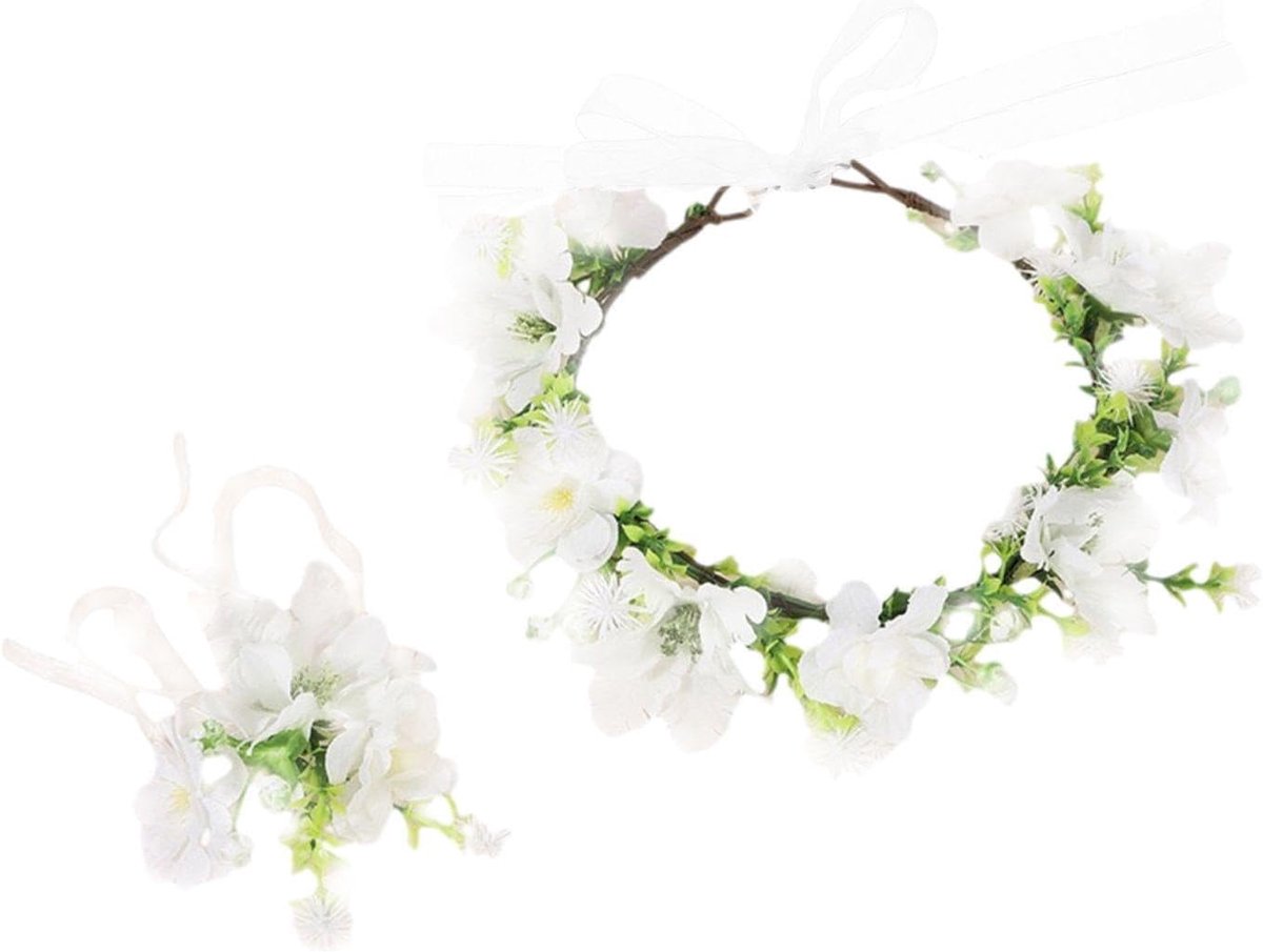 1 Pet Krans, 1 Huisdierarmband, Huisdier Bruiloftskrans, Huisdierbloemplaat, Honden Bruiloft Corolla, Foto -Prop -Garland