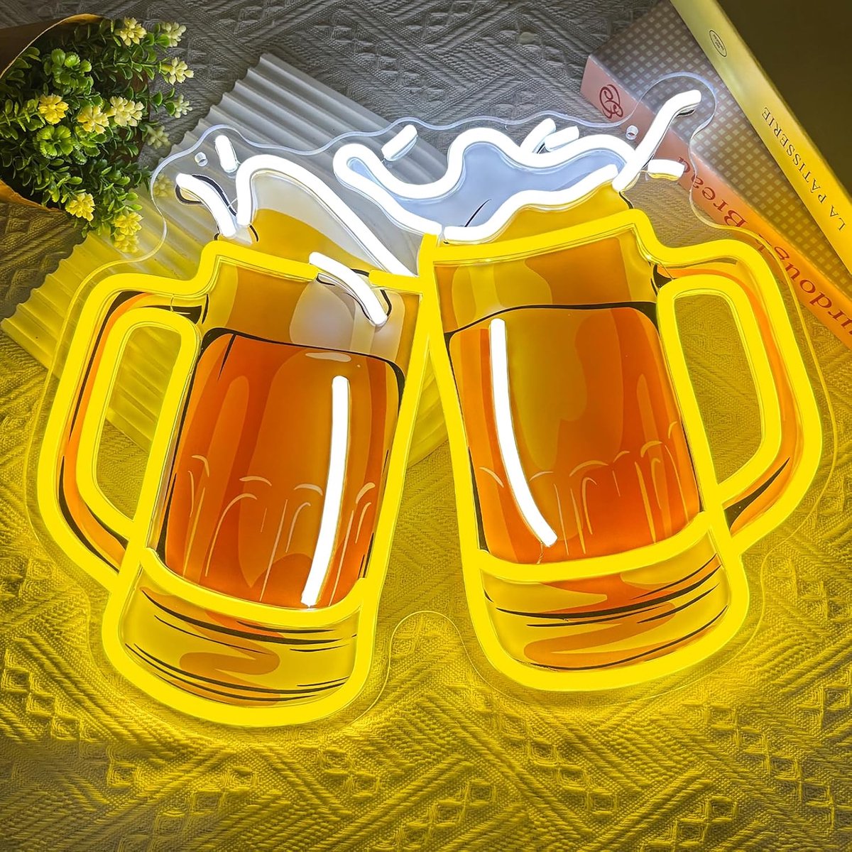 Neonbord Dimbare LED Neonlicht voor Muurdecoratie UV-Bedrukt
