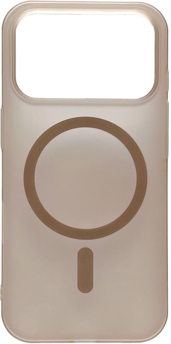 Casemania Hoesje Geschikt voor Apple iPhone 18 Pro - Bruin - Frosted Matte Hardcase Geschikt voor MagSafe - Slim Fit Anti-Fingerprint Back Cover - Draadloos Oplaadbare Telefoonhoesje