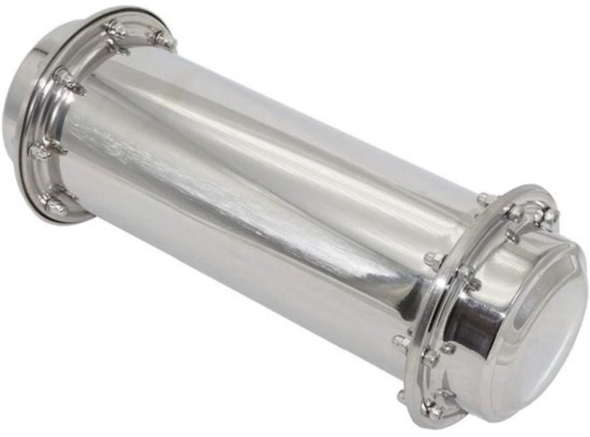 Tijdscapsule Opslag Container - Waterdichte Koker - Bewaar Herinneringen - Roestvrij Staal 304 - 50cm Lengte - Zilver