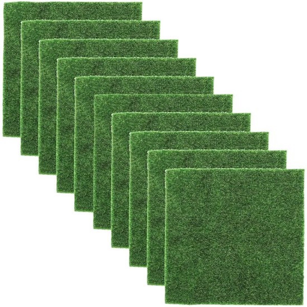 Solidchoice - 10 Stuks Miniatuur Kunstgras voor Decoratie en Handwerk