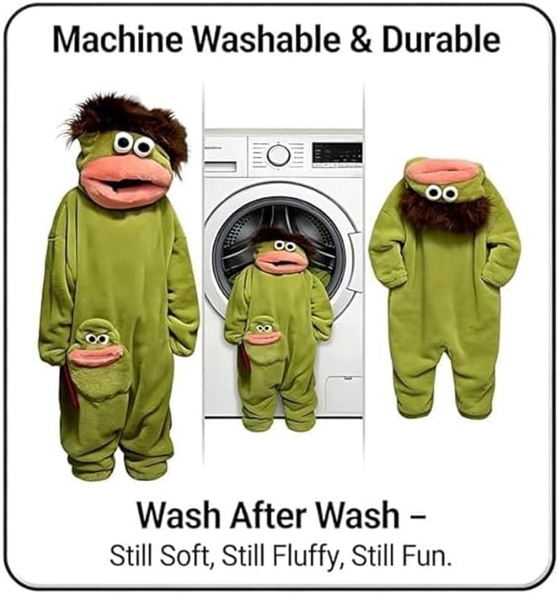 silly onesie. Ultrazachte Koraalfleece Monster Onesie met Grote Mond, voor Volwassenen, Grappige Warme Pyjama voor Verjaardagsfeestjes en Carnaval.