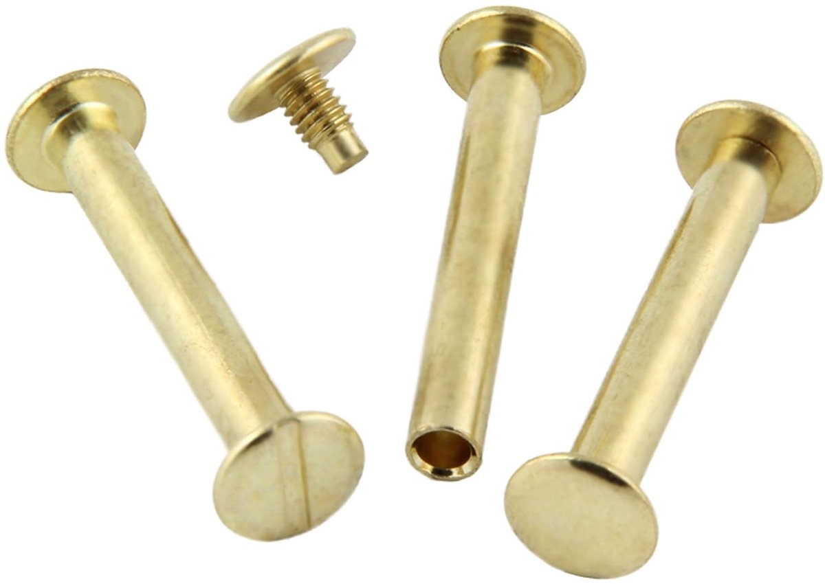 messing of vernikkeld, grootte naar keuze, 20, 50, 100 of 1000 stuks/messing 35 mm 100 stuks