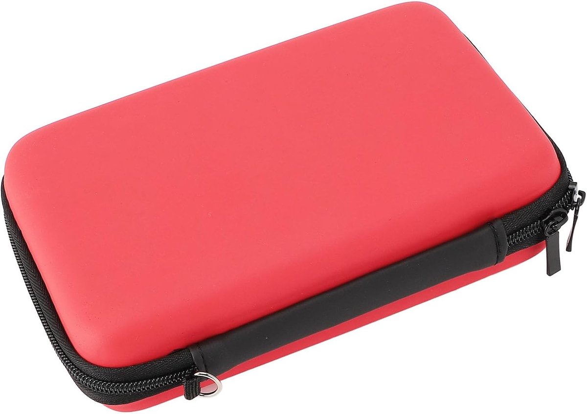 Dailygoods- Draagtas Waterdicht - Beschermende Harde Hoes - Opbergtas voor 3DS XL/LL - 8 Gameslots - PU/EVA Materiaal - Inclusief Polsband - Game Tas