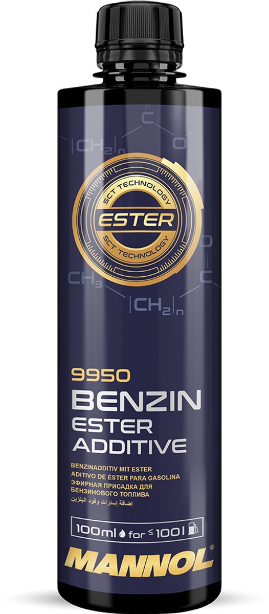 Benzin Ester Additive 450ml Mannol 9950 - Brandstofbesparing 2-5 % - BTC Autoparts
