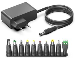 12V voeding PAV12V25 12V 2,5 A voor Yamaha Piano Keyboard PSR-F52 PSR-E383 PSR-E283 Tenda 5G03 5G NR LTE WLAN-router, MokerLink Managed Switch, voor GL.iNet GL-MT6000 GL-X750 WiFi 6 Routers