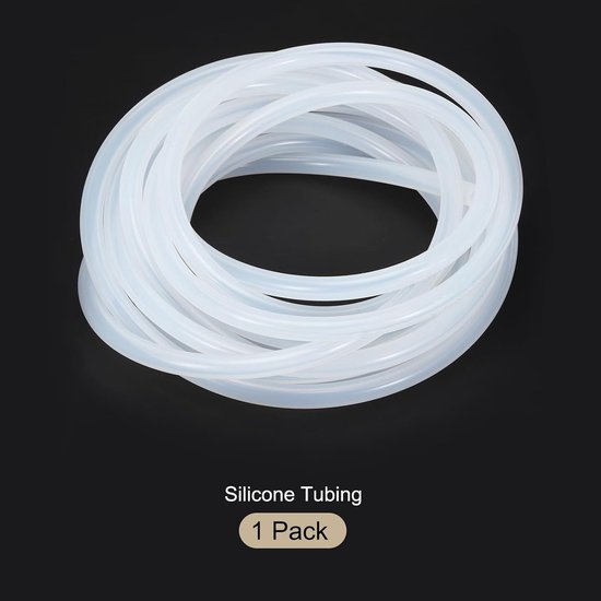 5m (16ft) Siliconen Slang 5mm ID 10mm OD Heldere Industriële Kunststof Slangen Pure Siliconen Slangen voor Pomp Sifonering Drainage Irrigatie Brouwerij, 3/16" x 3/8" — afbeelding 5
