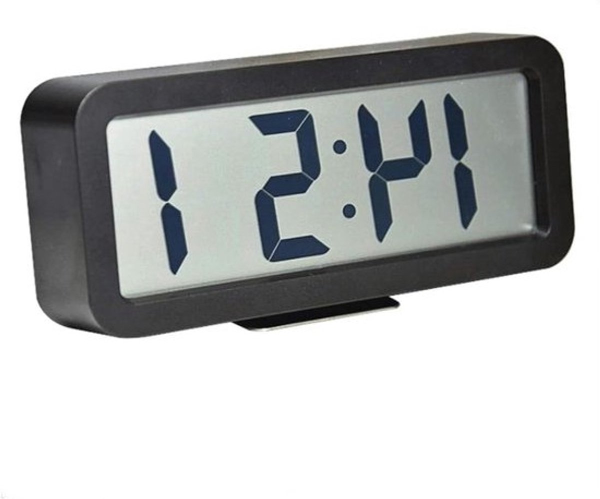 Digitale Wekker - Tafelklok Muziekklok - Wakker Worden - LCD Muziek Klok - 1 Aantal - Wit