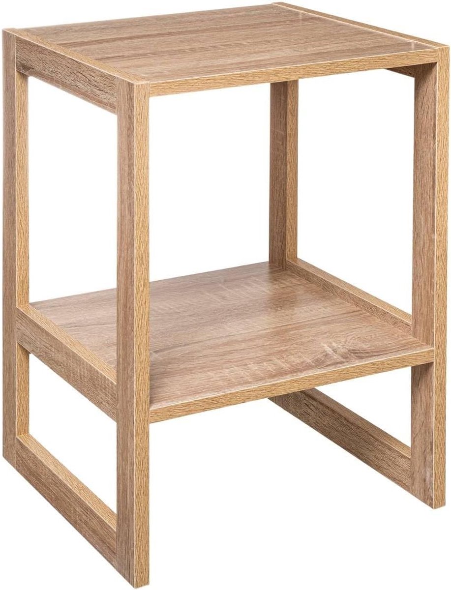 Plank met 1 vakken, stapelbaar, mix 5Five, natuurlijke kleuren