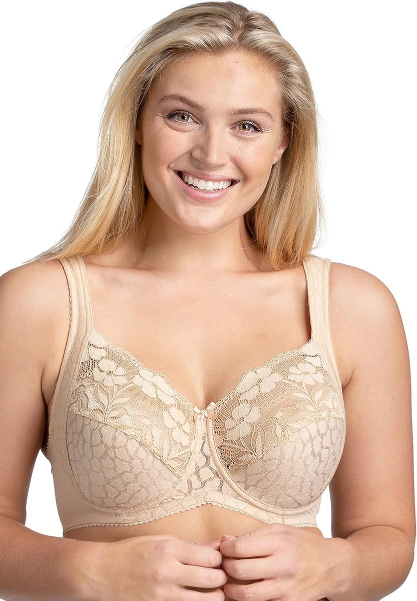 Mary of Sweden Jacquard & Lace beugelbeha met zijsteun
