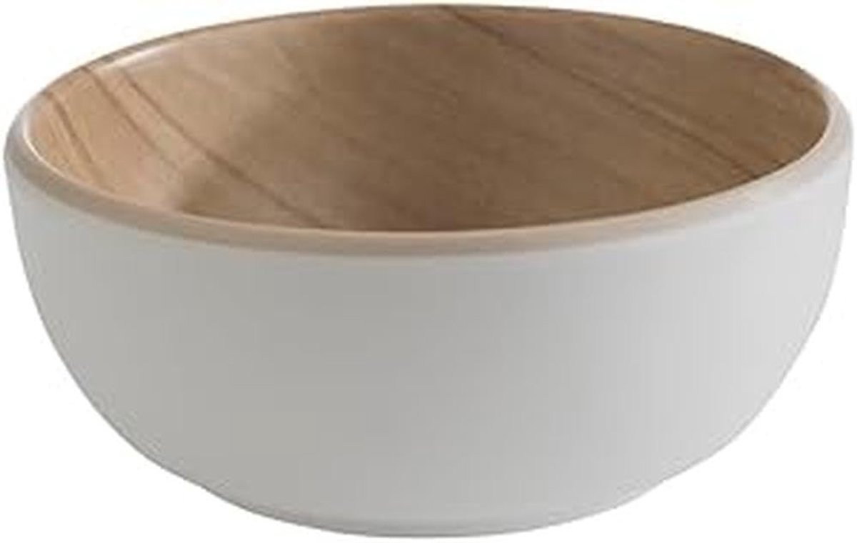 Schaal "FRIDA", wit/beige, melamine, 8,5 cm x 3,5 cm