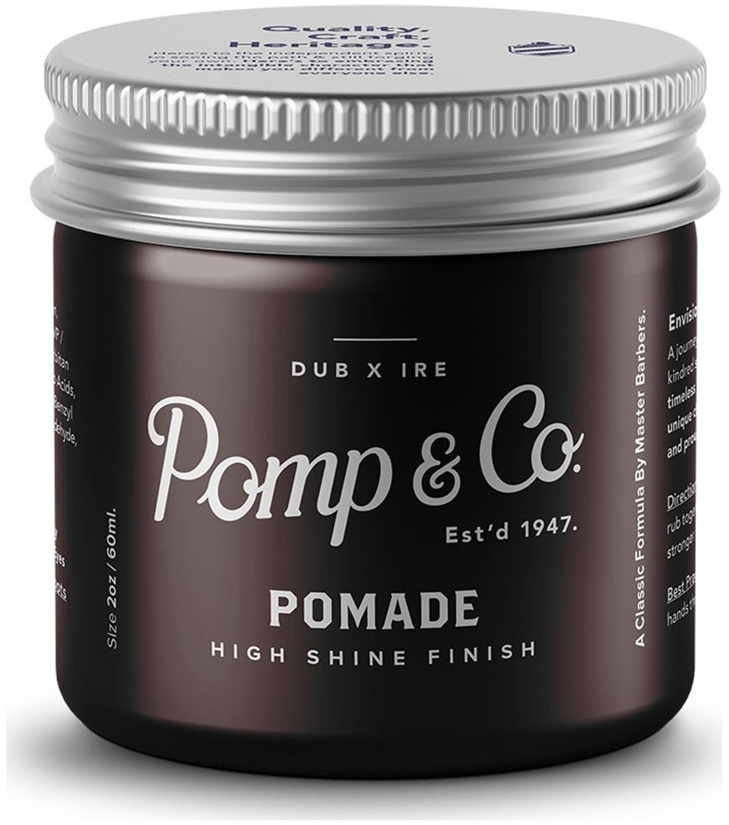 Pomp & Co. Pomade | Medium-Sterke Hold met Hoge Glans