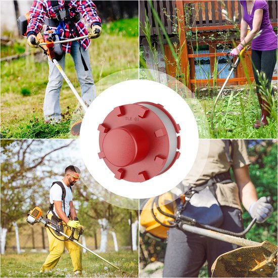 3 Stuks Vervangende Draadspoelen voor Grastrimmer — afbeelding 5