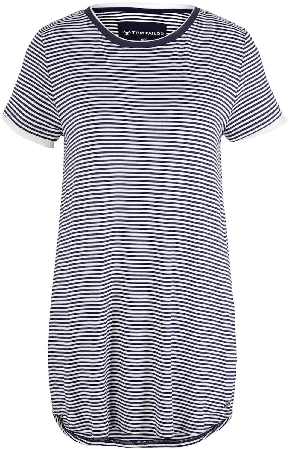 Tom Tailor - Pyjama-jurk met streepjespatroon - Maat 44 - blue ring