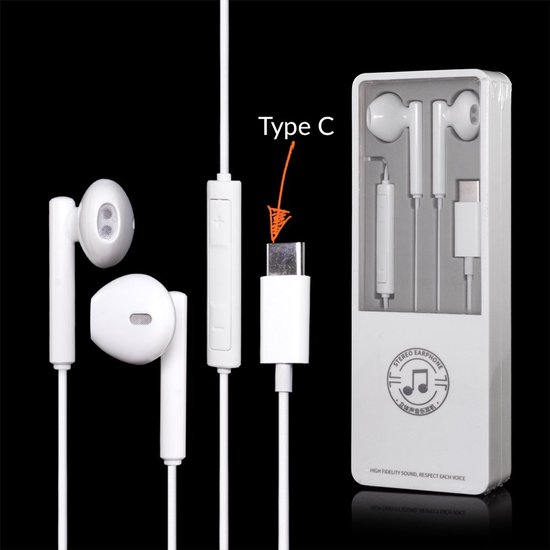USB-C Koptelefoon geschikt voor o.a. Huawei en Sony