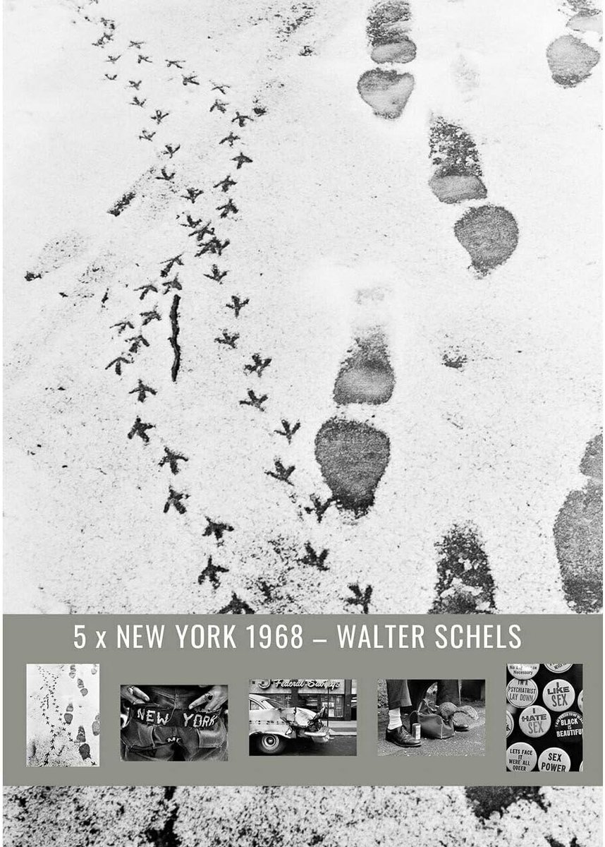 ansichtkaartenset 5 x New York 1968 - retro design - nostalgische sfeer - perfect voor verzamelaar - ShopVlot
