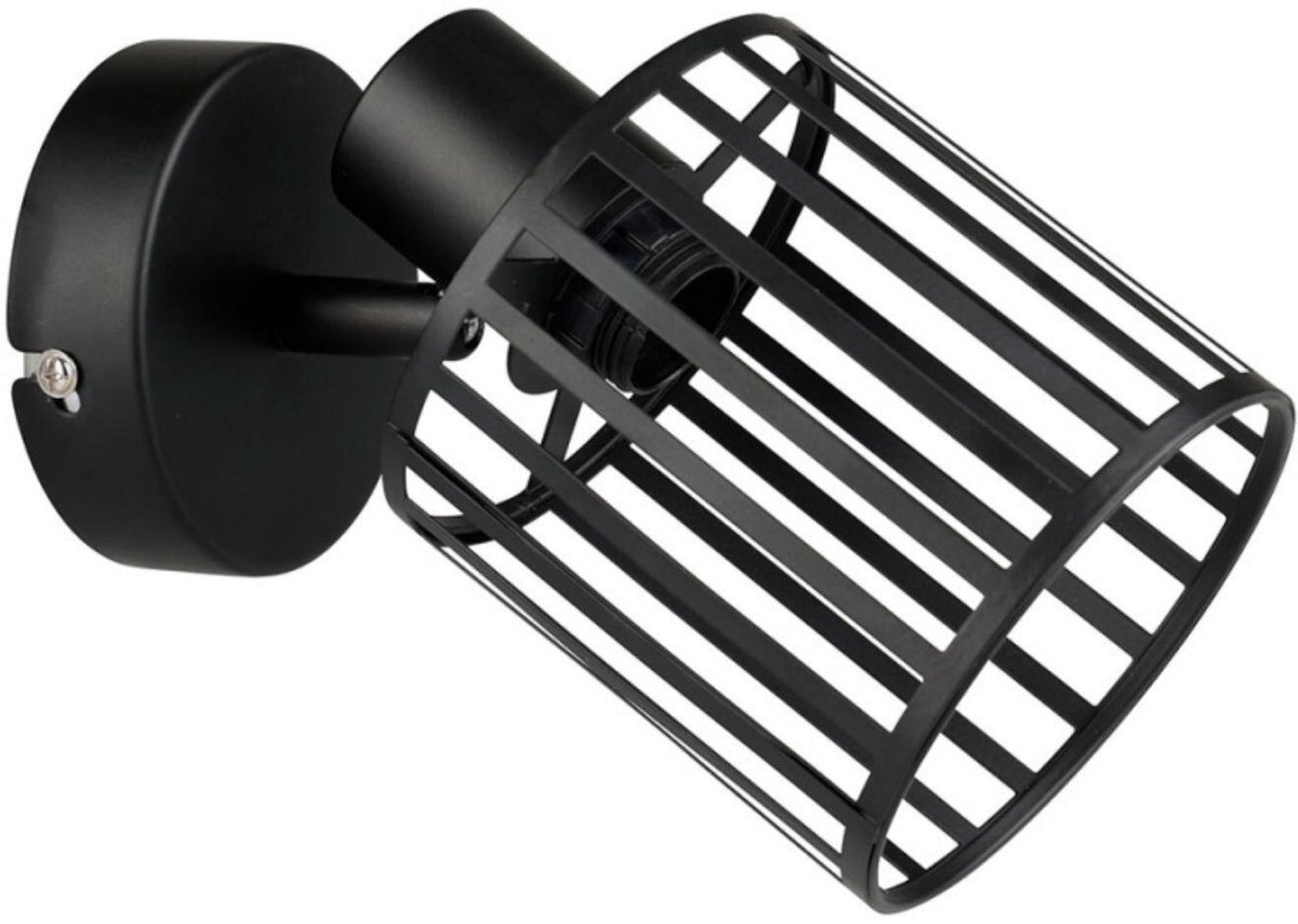 Ostaria Wandlamp Alma - zwart - metaal - verlichting - industrieel - binnen