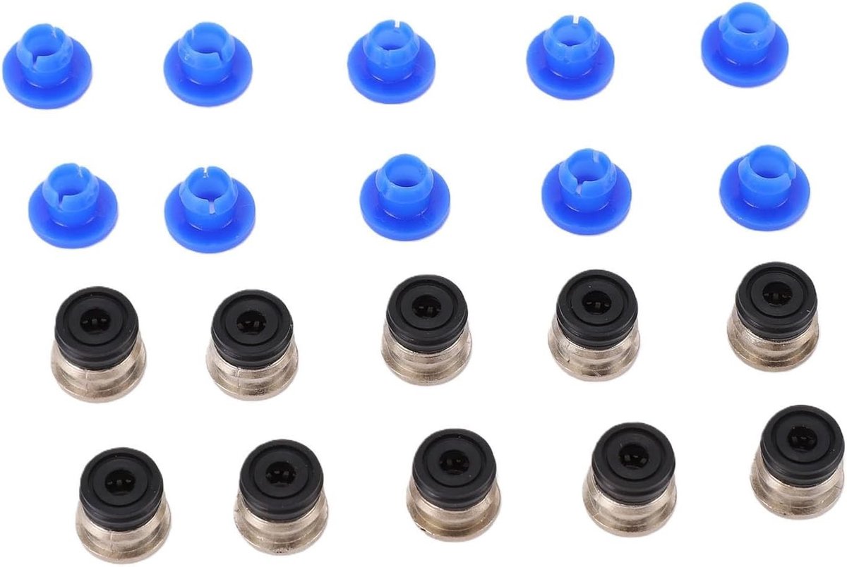 10 Sets Pneumatische Ventielconnectoren voor 3D Printer Extruder Vervanging met PTFE Bescherming