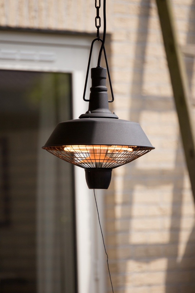 Sunred Indus Bright 2100 W - Hanging Patio Heater - Black