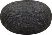TIFELT - Poef - Zwart - Jute