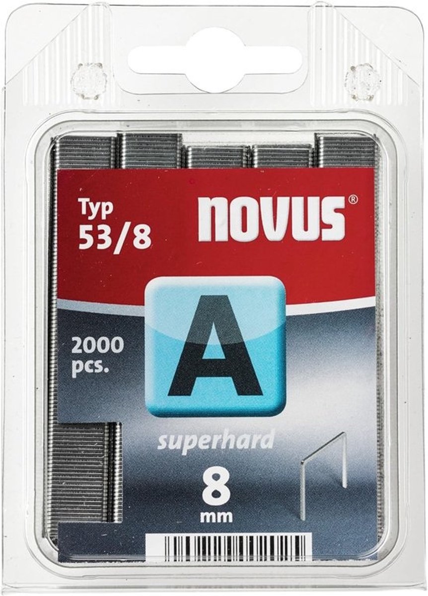 Fijndraadnietjes - Stapelnietjes - Voor stoffen - Superhard staaldraad - 8 mm