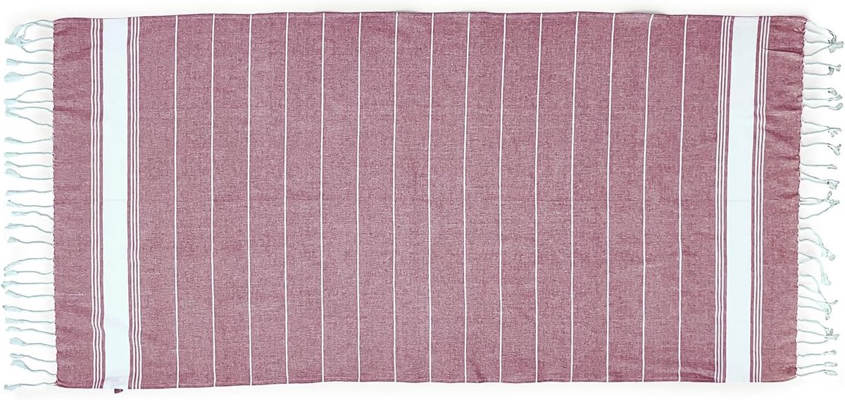 Hammam towel 90x180 cm - red - ShopVlot