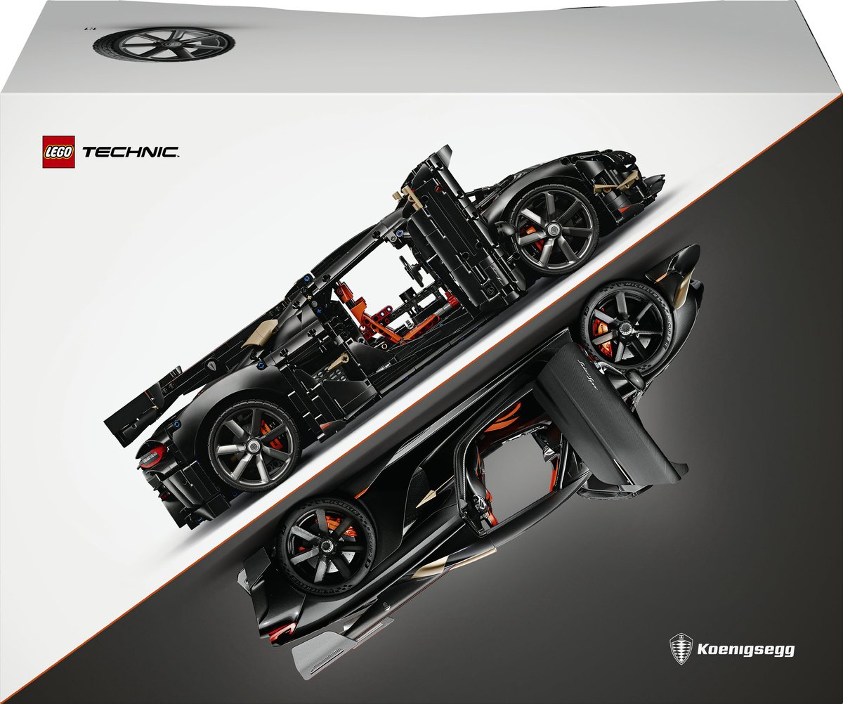 LEGO Technic Koenigsegg Sadair's Spear Megacar Auto Bouwpakket voor Volwassenen 42232