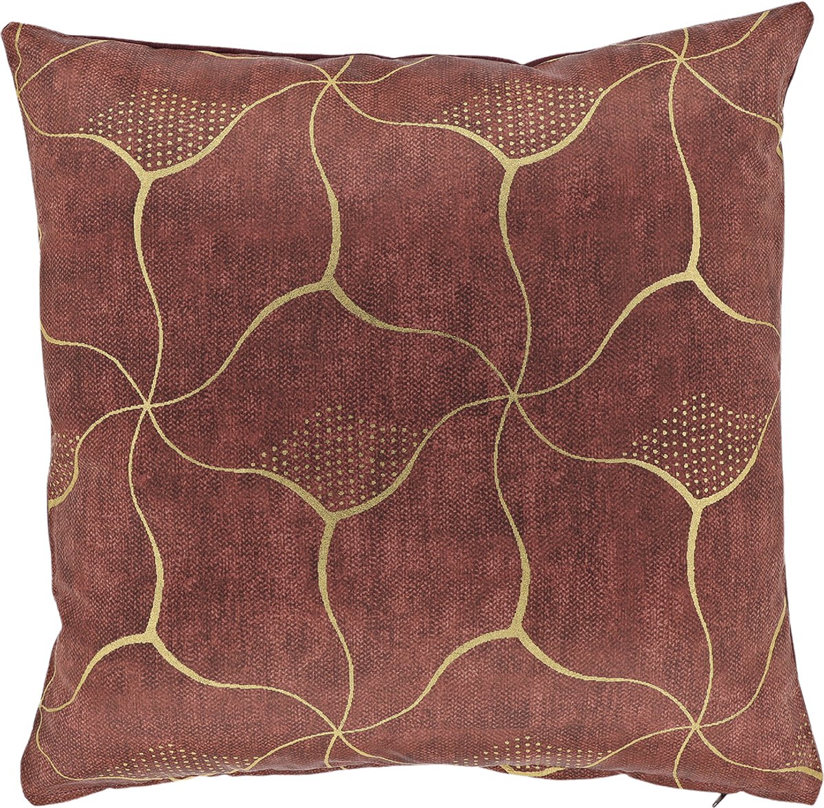 Unique Living Sierkussen Celina 45x45cm - Marsala Oranje