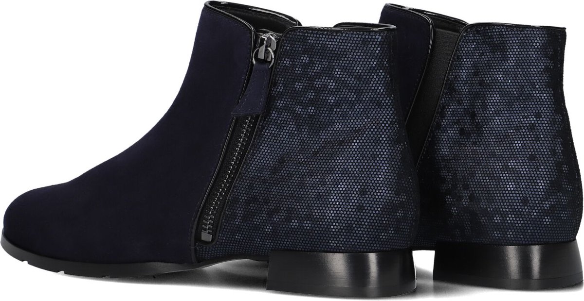 Hassia Madeira Enkellaarsjes - Enkelboots met rits - Dames - Blauw - Maat 42,5