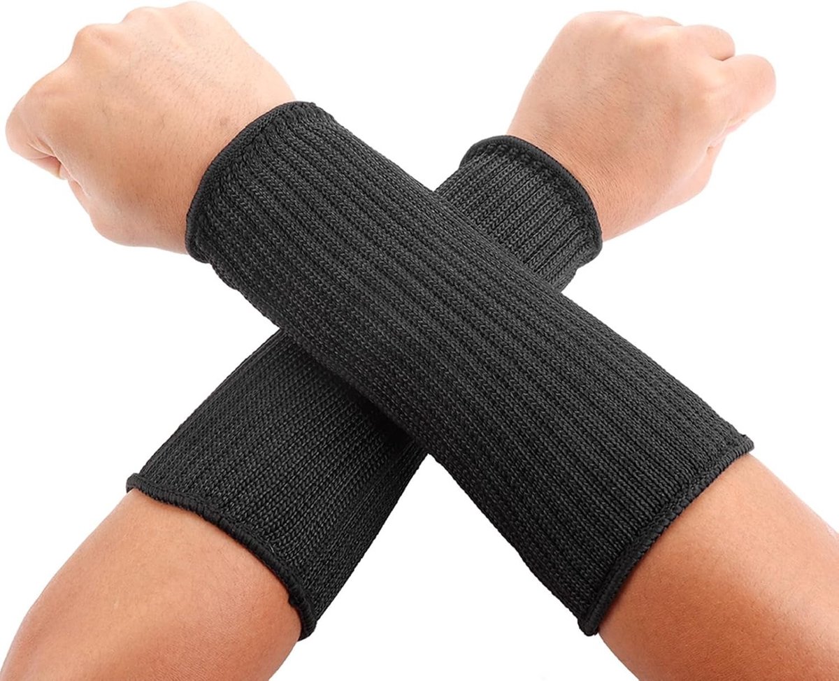 Snijbestendige Arm Guards voor Dunne Huid, Beschermende Mouwen voor Mannen, Veiligheidsarmbeschermers voor Snijden en Krassen, 1 Paar