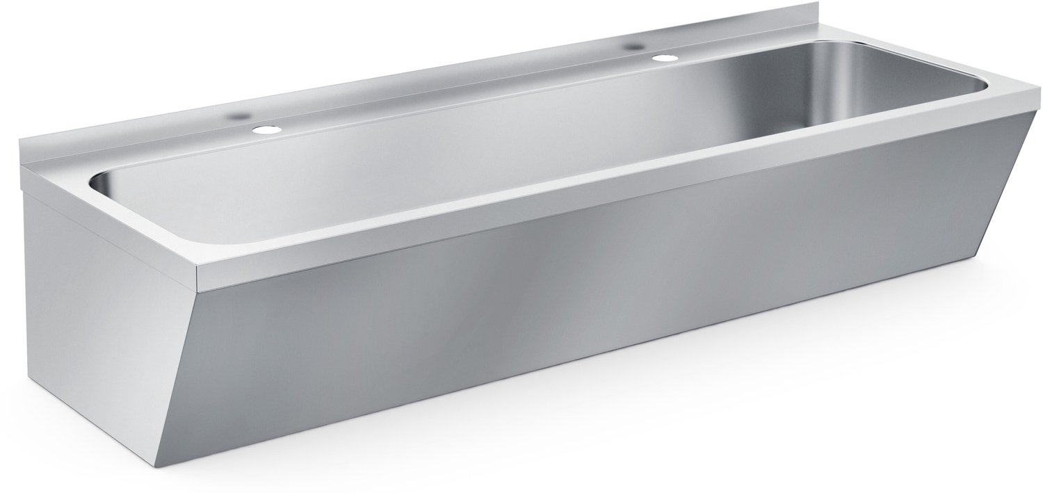 RVS Wasbak Dubbel 1200x425x165mm, CombiSteel 7013.1220