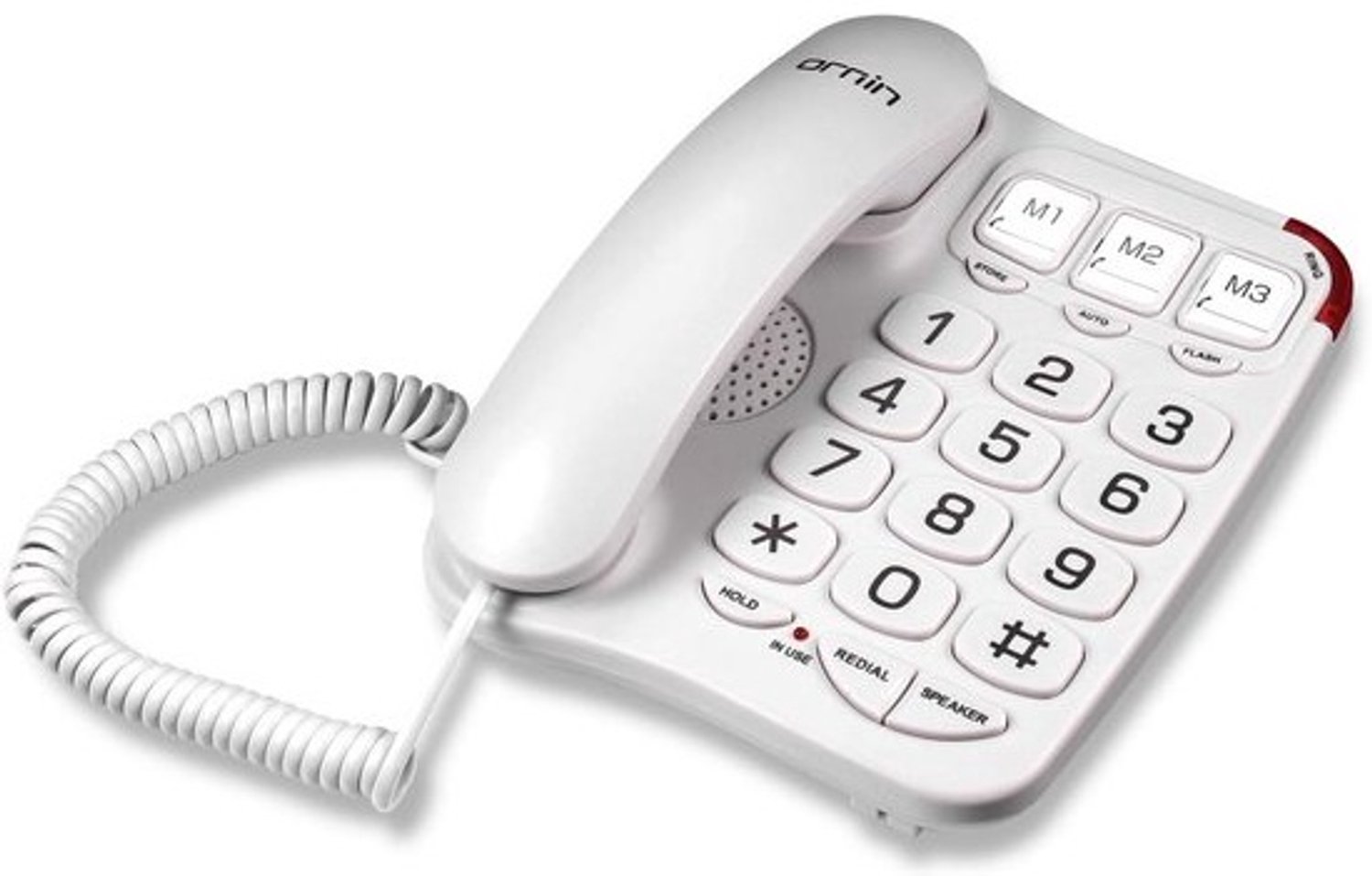 Groteknoppentelefoon met luidspreker - hoog volume en hoortoestelcompatibel voor senioren