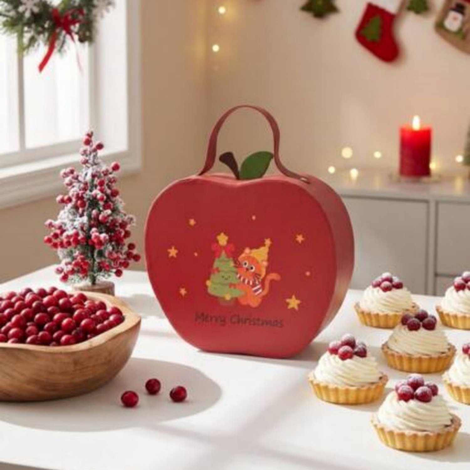 Kerstgeschenkdoos — Een doos vol verrassingen — Geschenkdoos — Lege geschenkdoos — Set kerstgeschenkdozen —Kerstgeschenkdoos / Lege geschenkdoos voor kerstavond — Geschenkverpakking — Geschikt voor Kerstmis en verjaardagen – foto 4
