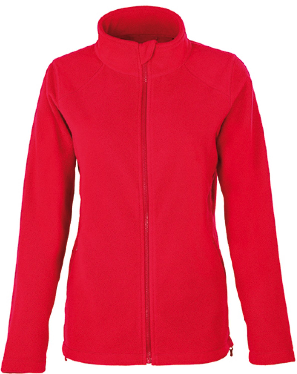 HRM Women´s Full- Zip Fleece Jacket HRM1202 - Red - XS