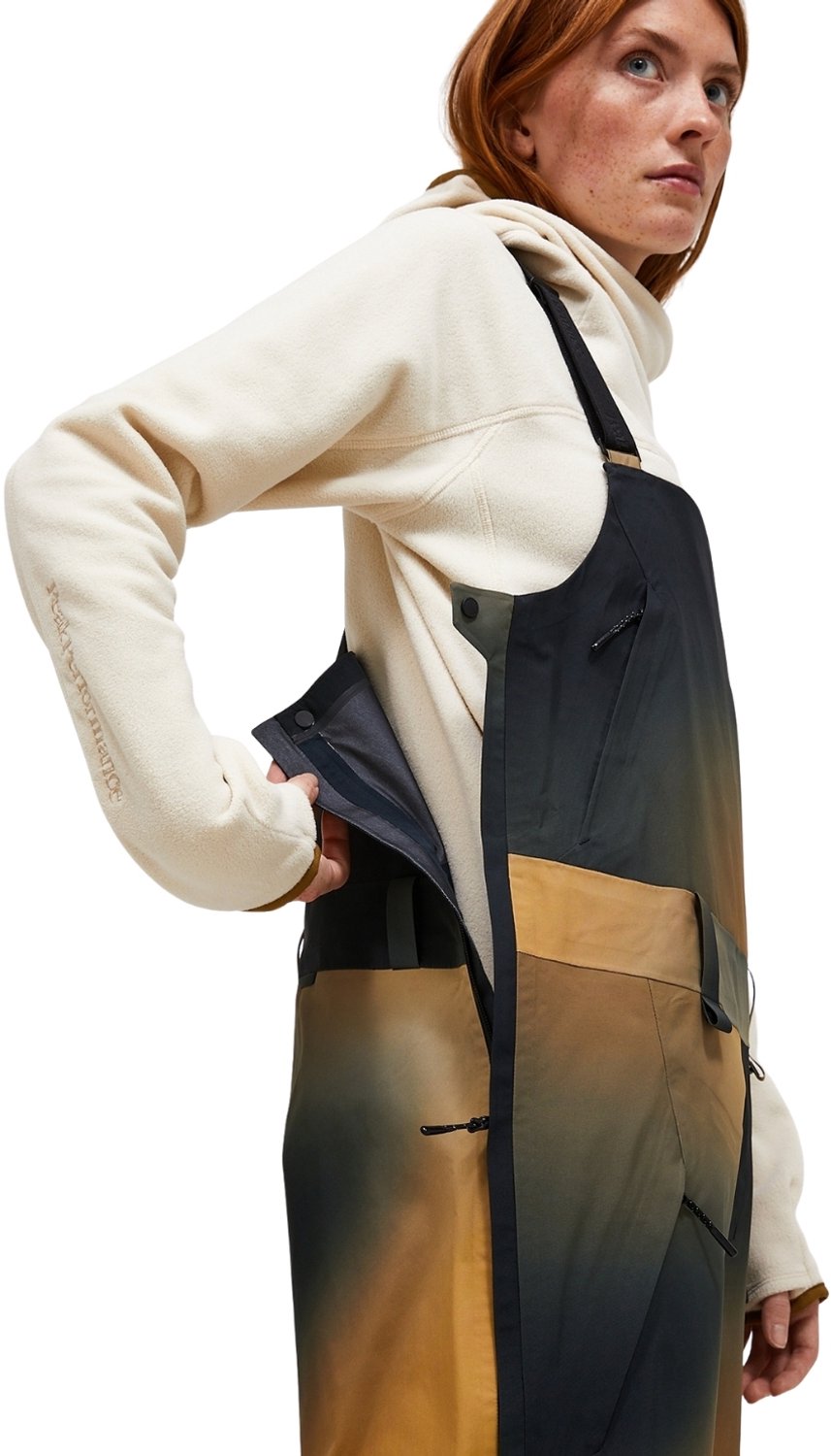 Peak Performance Womens Edge 3L AOP Bib Pants Power Fade