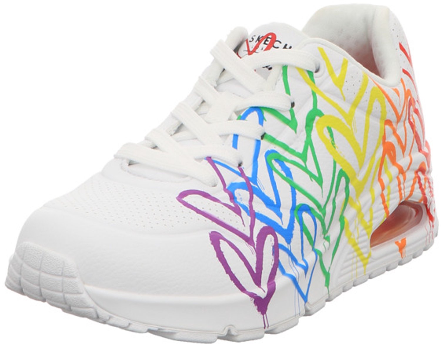 Skechers dames sportschoenen wit maat 37
