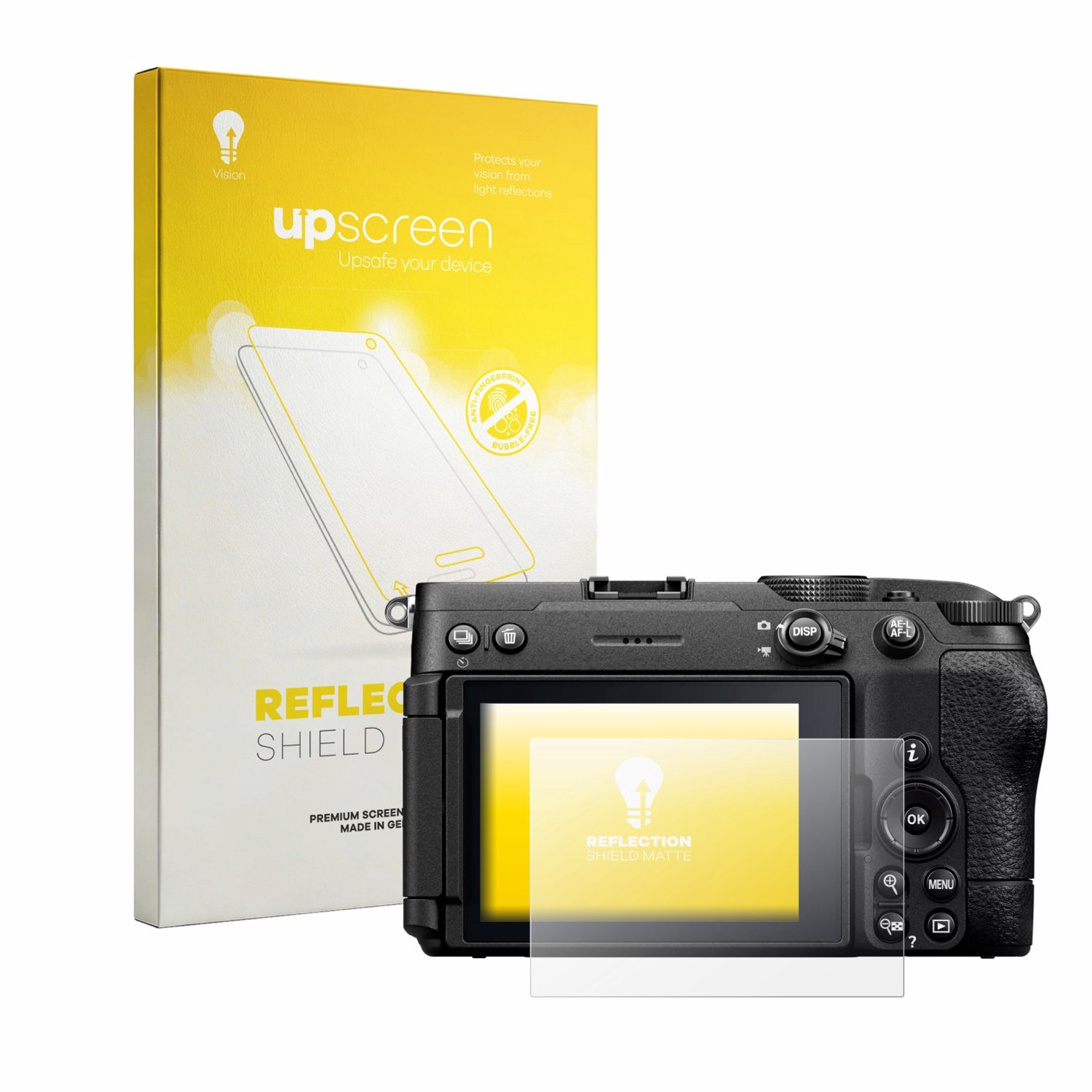 upscreen - Screenprotector voor Nikon Z5 IIC - Folie Beschermfolie anti glare matte