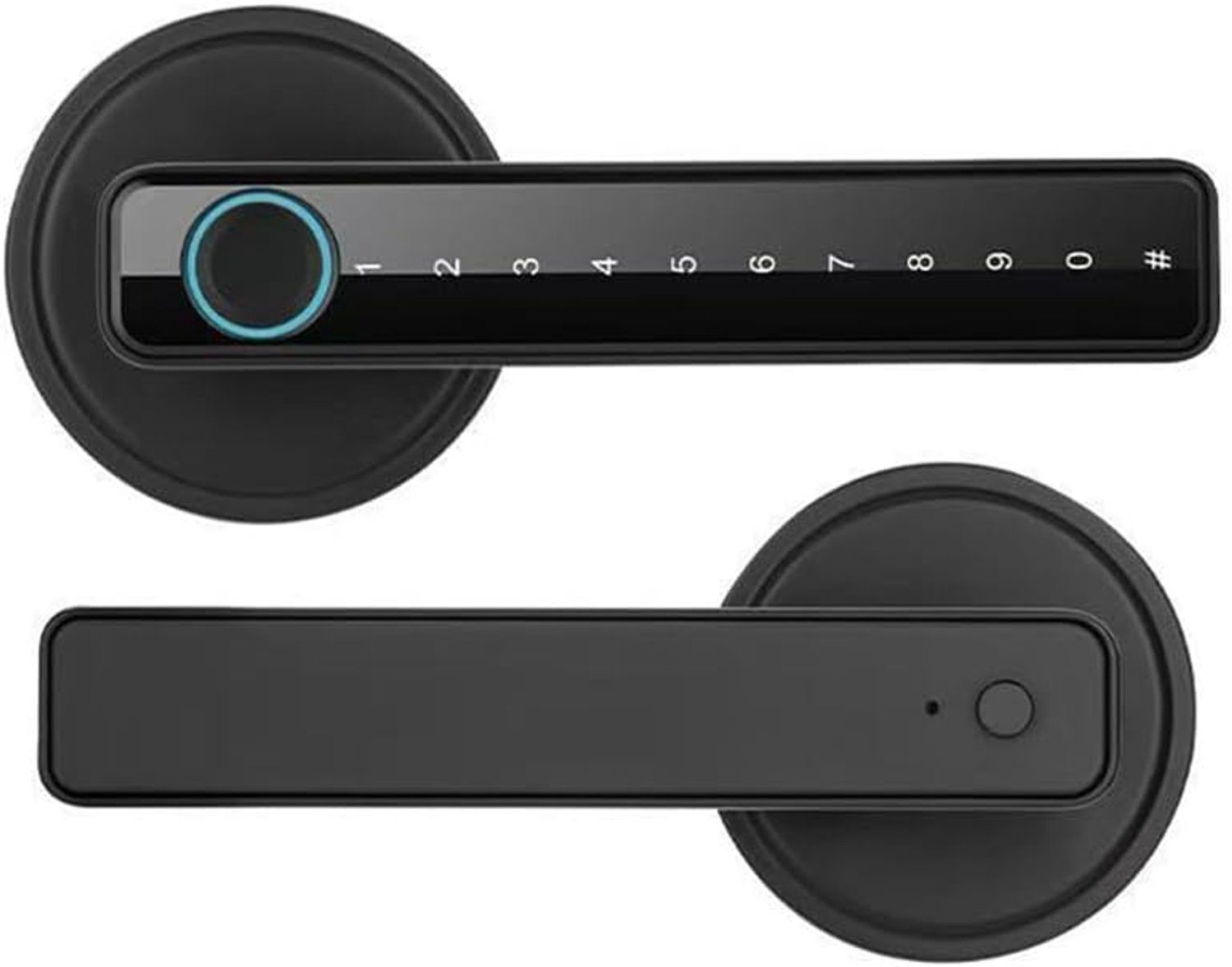 Het slimme slot van Tuya beschikt over vingerafdrukherkenning, wachtwoord, Bluetooth en een elektronisch slot.