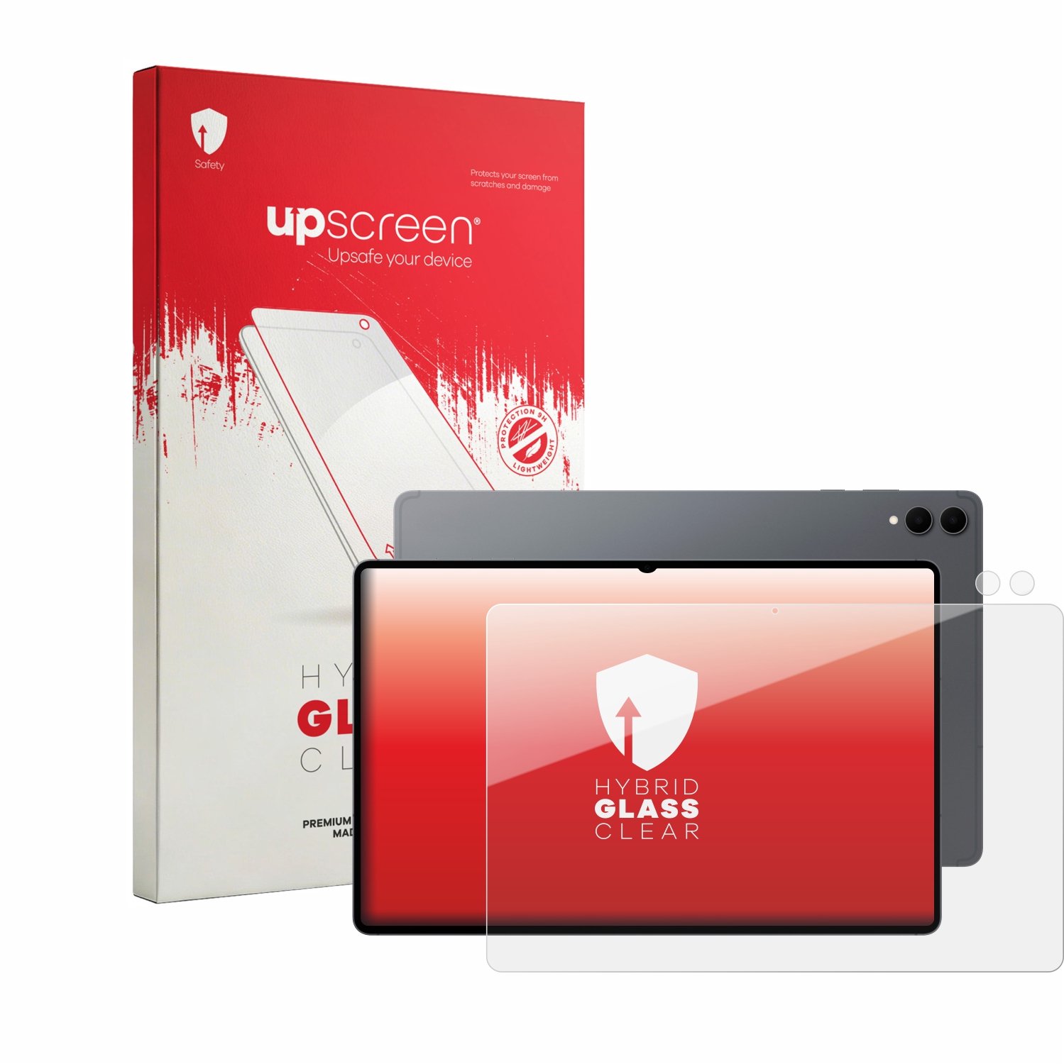 upscreen - Screenprotector voor Samsung Galaxy Tab S12 Ultra (Voor+Camera) - Folie Beschermfolie Beschermglas transparant