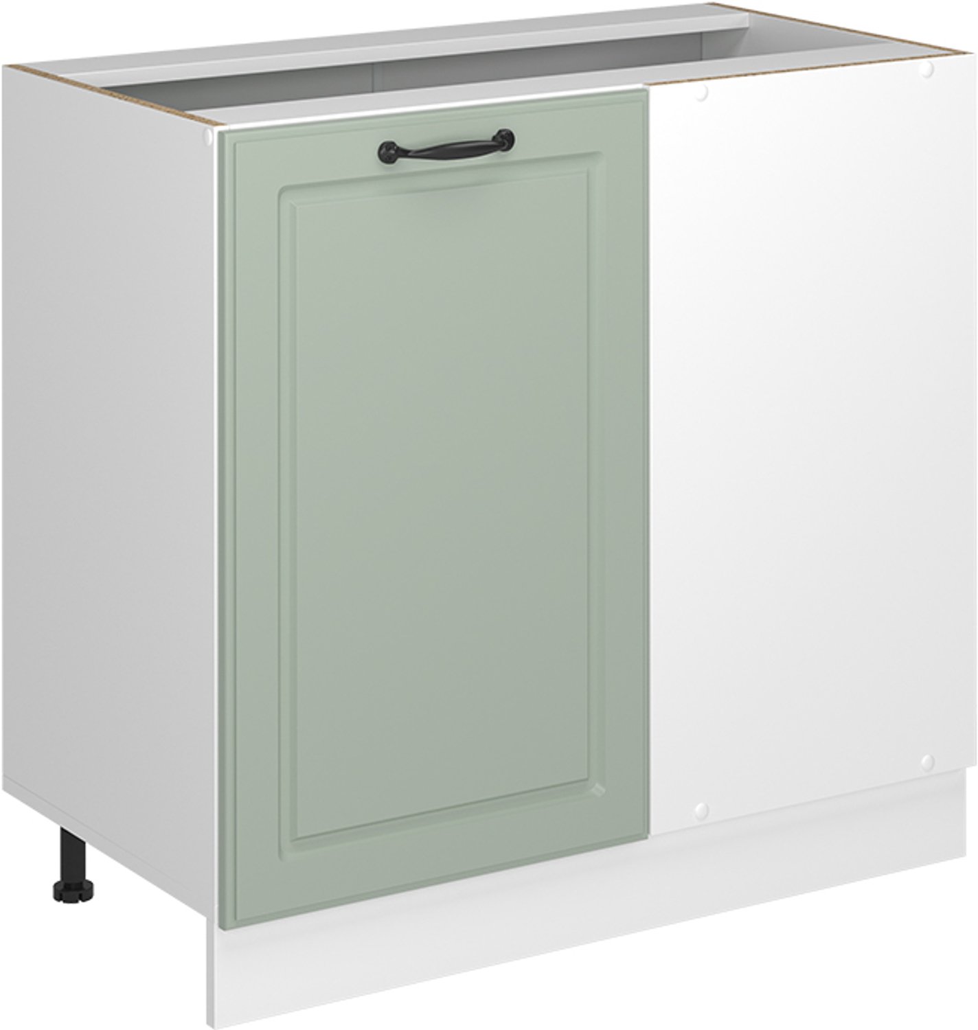Vicco Hoekkast R-Line, Mint landelijk/Wit, 86 cm zonder werkblad