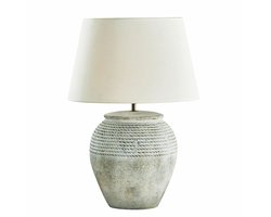 LOBERON Tafellamp Brookline grijs/crème