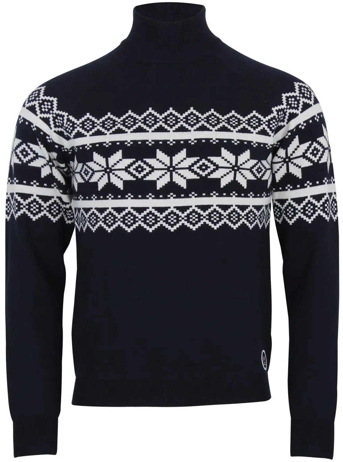 Trui met hoge hals Peak Mountain Clyde Blauw