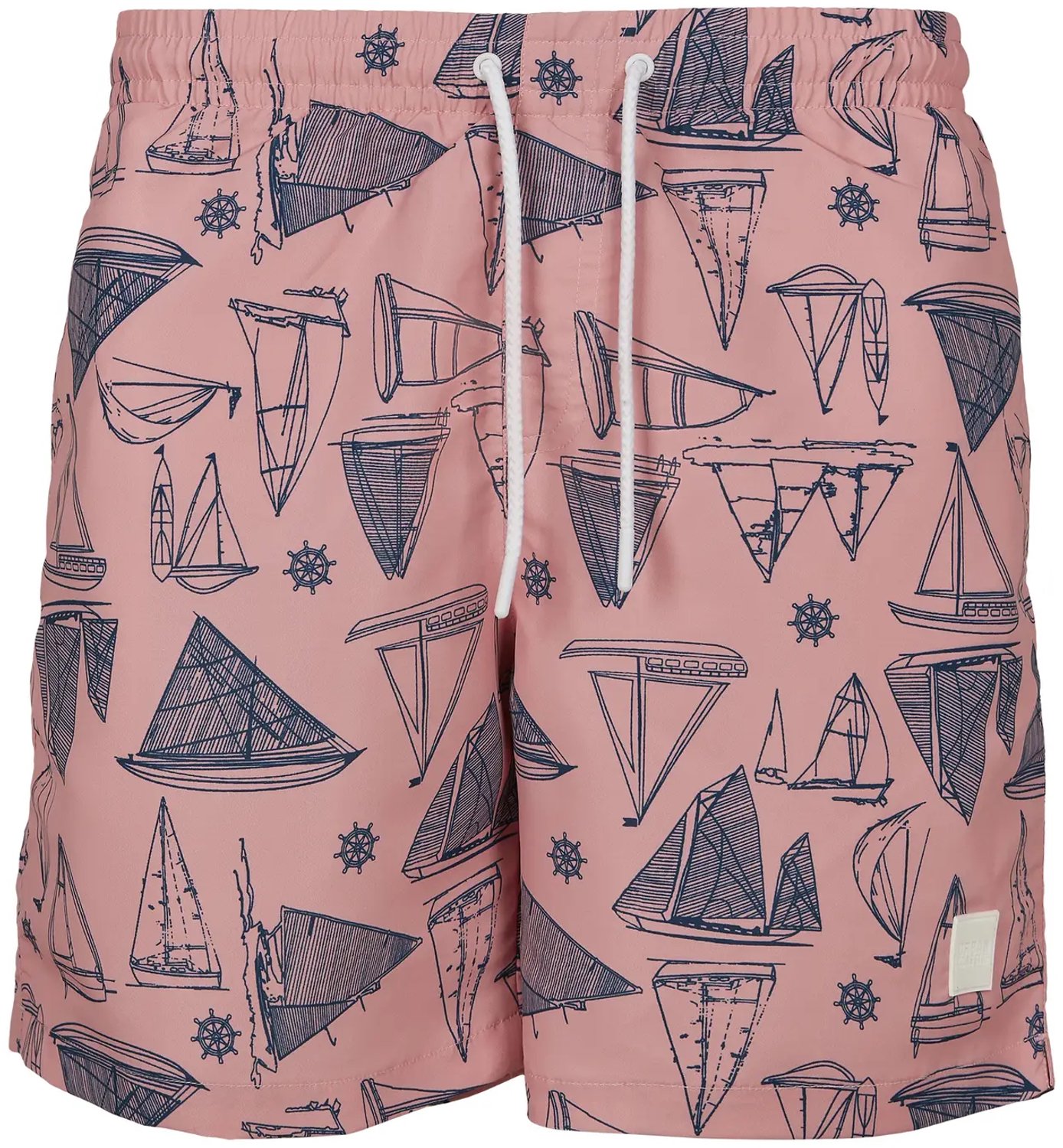Zwemshort Urban Classics pattern Roze