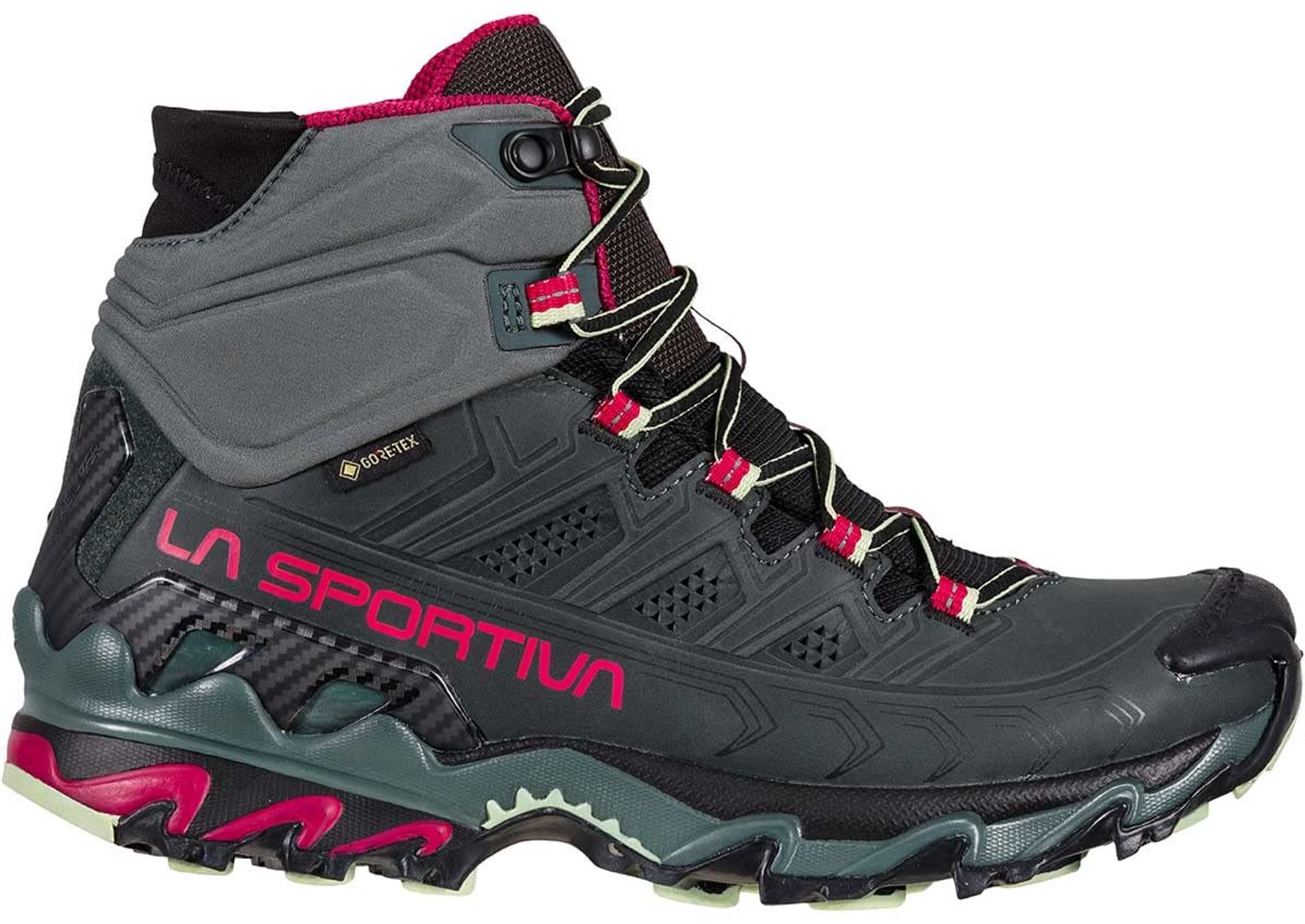 La Sportiva Ultra Raptor II Mid Leather GTX Wandelschoenen Dames 38.5 EU Antraciet